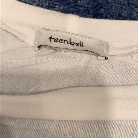 Creme cutout Teenbell t-shirt - Picture 2 of 2